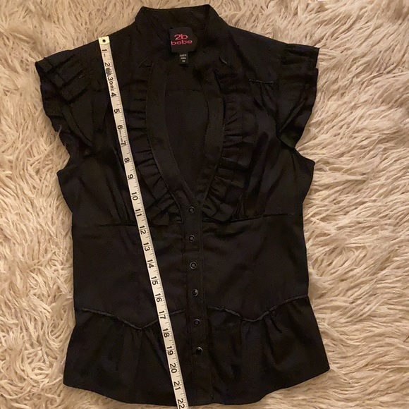 Black BeBe top xs - Picture 11 of 11